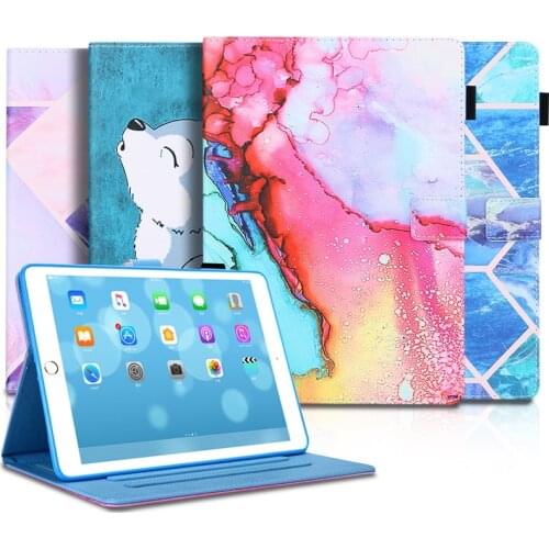For IPad 10.2" 2019 2020 Case Kids Tablet Case for Apple IPad 7/8 7th 8th Gen Pro 10.5 Air 3 Case Cover PU Leather Silicon Shell