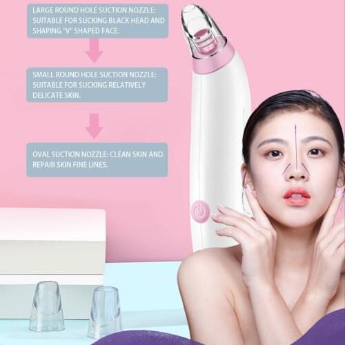 Electric Pore Cleaner Facial Blackhead Remover Black Spots Pore Cleaner Acne Pimple Removal Vacuum Suction Facial Cleaner Tools