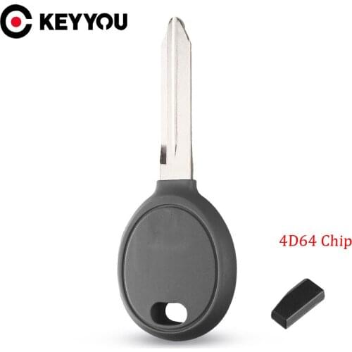 KEYYOU 20X Remote Car Key Shell ID46Chip Transponder Key Case For Chrysler 300 Pacifica Town Country Dodge Magnum Caravan Dakota