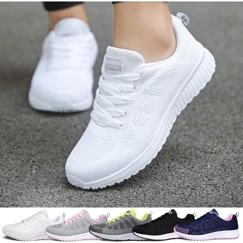 Woman Vulcanize Shoes Lace-Up Platform Shoes Women Sneakers Wear-Resistant Tennis Ladies Shoes Casual Female Sneakers Basket