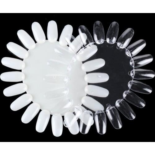 Wholesale 1000pcs Excellent nail salon Color display wheel Nail Polish Color Chart paint acrylic gel show chart free shipping