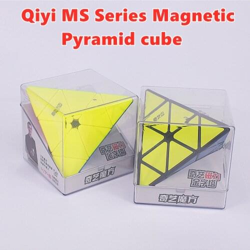Qiyi MS Series Magnetic 3x3x3 Pyramid magic cube 3x3 speed cube puzzle Pyramid cubo magico