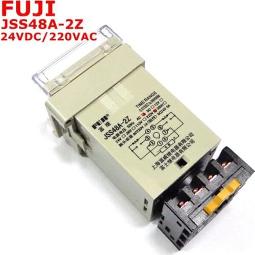 FUJI TIME RELAY JSS48A-2Z 24VDC 220VAC Brand new and original relay