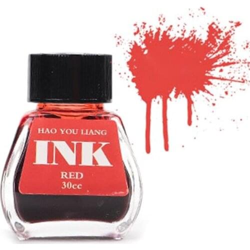 30ml 16 Colors Glass Smooth Writing Fountain Pen Ink Refill School Student Stationery Office Supplies