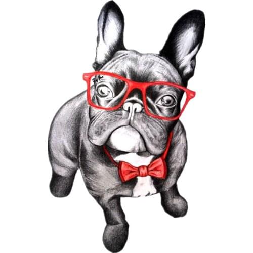 S41065# Various Sizes Funny Self-Adhesive Decal Business Dog Car Sticker Waterproof Auto Decors on Bumper Rear Window