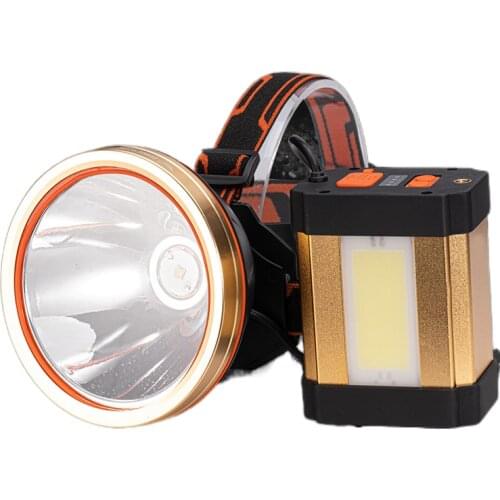 Led headlight glare bright rechargeable lithium night fishing special induction split miner wearing a hernia