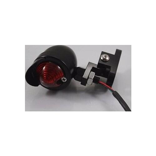 Black Motorcycle Brake Stop Running Tail Light Lamp Cafe Racer Bobber Custom CB