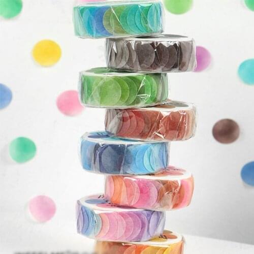 1pcs Multicolor washi Tape Cute Decorative Adhesive Tapes Solid Color Masking Tape For Stickers Scrapbooking DIY Stationery Tape