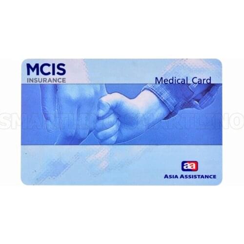 1000Pcs/Lot Credit Card Size Contact IC Smart Card Customized Full Color Printing ISO14443A 13.56MHZ Rfid PVC Loyalty Card