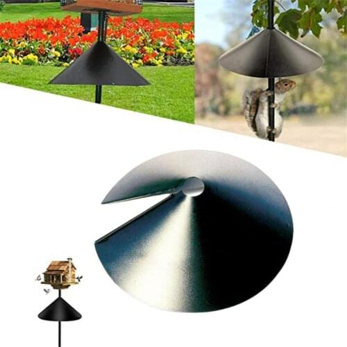 14 Inch Squirrel Baffle Arounds Easy to Install Plastic Anti-rust Wide Squirrel Guard for Bird Feeders Yard Garden Decor