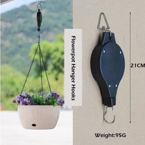 2Pcs Flowerpot Hanger Hooks Plant For Garden Supplies Tools Fashion Creative Easy Reach Hot Sale