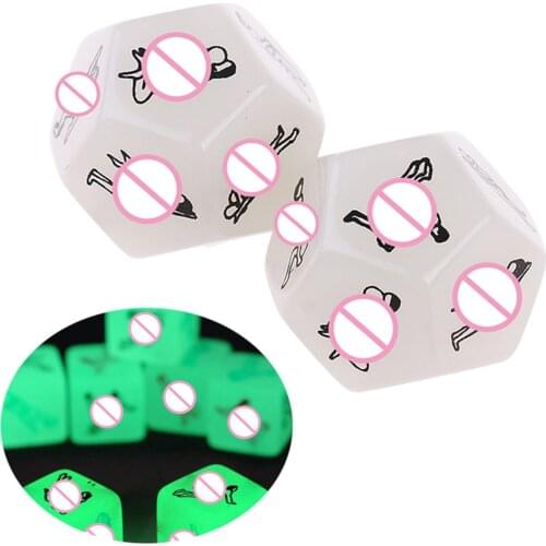 4pcs Sex Position Dice Toy for Women Men Love Game Erotic Night Glow in Dark Foreplay Toys Luminous Sex Toy Dices Set