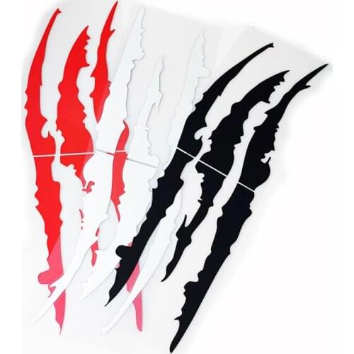 Car Sticker Reflective Claw Scratch Stripe Marks Headlight Ghost Claw Sticker for Skoda Octavia Fabia Rapid Superb Yeti Roomster