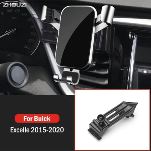 Car Mobile Phone Holder Air Vent Mount GPS Stand Gravity Navigation Bracket For Buick Excelle 2015-2020 Car Accessories