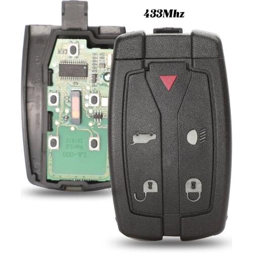 Jingyuqin 5 Button Chip Remote Control Car Remote Smart Key 433MHz DIY For Land Rover For Range Rover Freelander 2 LR2 Sport