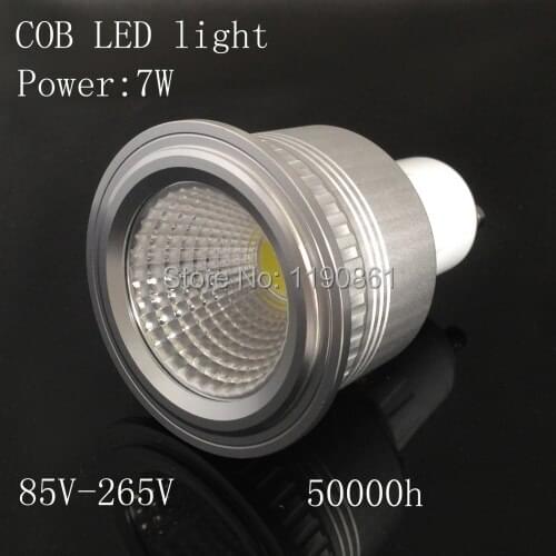 FREE SHIPPING 30PCS 7W GU10 E27 E14 COB LED Spot Light Spotlight Bulb Lamp High power lamp 85-265V Warranty 2 years
