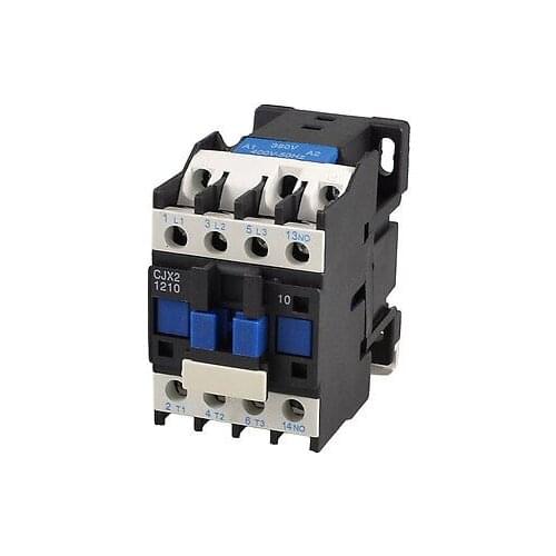 CJX2-1210 690V Ui 12A 3 Poles 1NO 380V/400V 50Hz Coil AC Contactor