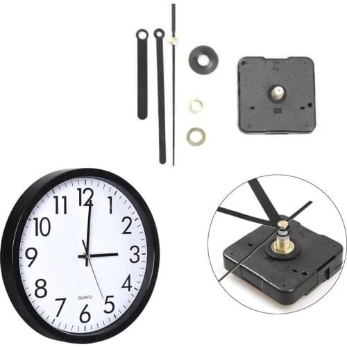 DIY Wall Quartz Clock Silent Large Movement Mechanism Hands Kit Tool Hook Replacement Repair Decor With P2H8