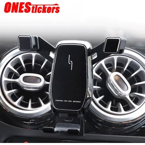 For Mercedes Benz B GLA Class W247 H247 AMG GLA35 2020 2021+ Car Mobile Phone Holder Air Vent Snap Mount Stand Buckle Bracket