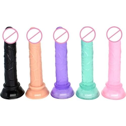 Erotic Bullet Big Realistic Dildo Anal Butt Plug Strap On Big Penis Suction Cup No Vibrator Toys For Adult Sex Toys For Woman