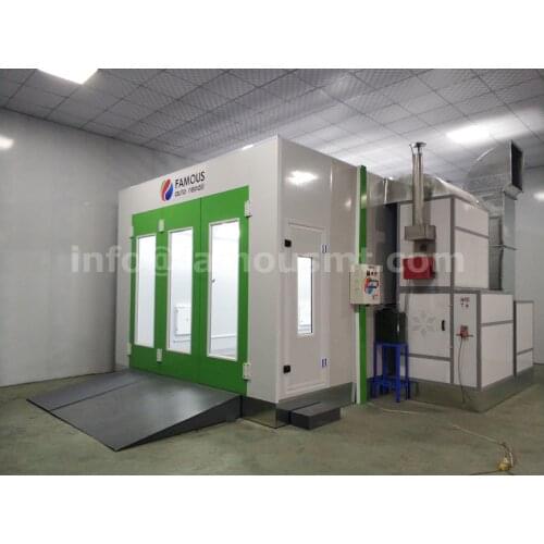 FMS8100 car spray painting machine infrared paint booth heaters paint drying oven