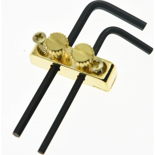 KAISH Guitar Bass Allen Wrench Headstock Holder Allen Keys for Electric Guitar Gold