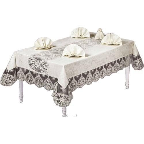 Haspen New Year Tablecloths On The Table
