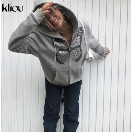 Kliou Hooded Sweatshirts For Women