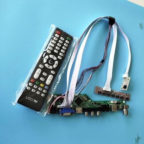 Kit for N156BGE 1366X768 Controller Doard Panel Screen Audio LVDS Display TV AV USB HDMI Remote 40pin VGA LED LCD Monitor 15.6"