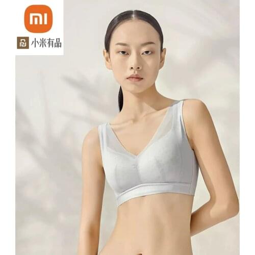Xiaomi youpin latex bra comfortable antibacterial non-wireless bra ladies stylish underwear high quality