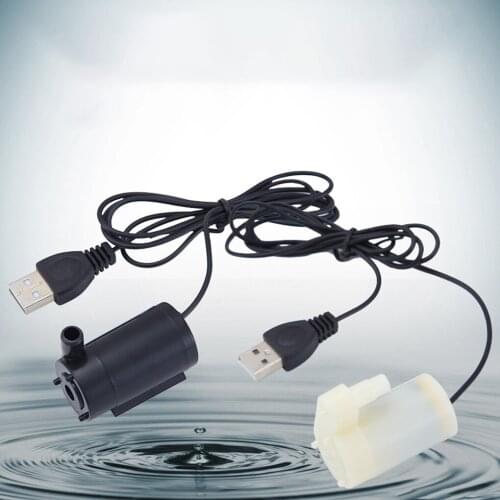Mini Water Pump USB Micro Aquarium Fountain Pump Submersible Fish Tank Fountain Low Noise Pumping Fish Culture Tool