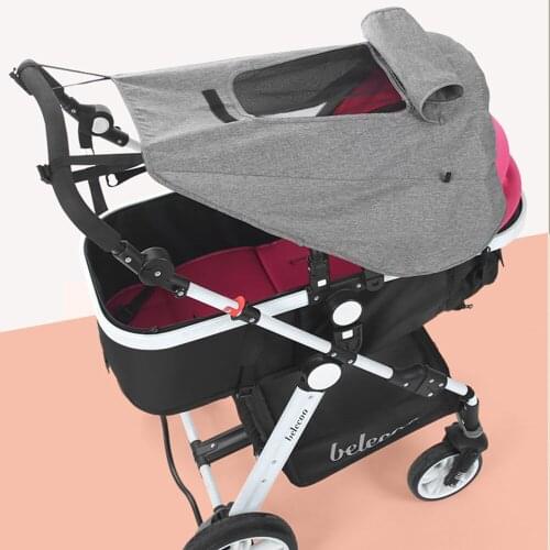 New Universal Baby Stroller Accessories Sun shade Sun Visor Carriage Canopy Cover for Baby Infants Car Seat Resistant Hat