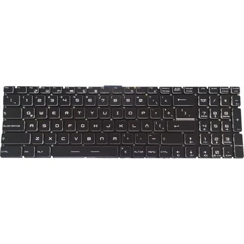 OVY LA Backlight Keyboard for MSI GS60 GT72 GE72 GE62 GP62 Latin SP light black Replacement keyboards Laptop parts new works