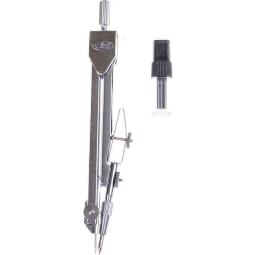 Students Supplies 1 set Compass Boxed Case Technical Precision Drawing Set School Protractor