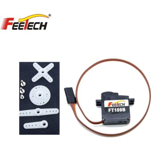 Classic Servos Micro Size 9g 4V-7.4V 1.8KG 280 Degree Digital Servo FT109B For RC Helicopter Boat Car Planes Aircraft MG90