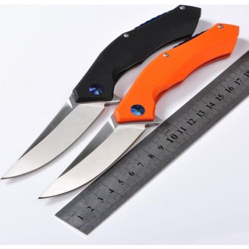 Brave Fighter 58-60HRC D2 blade G10 handle utility folding knife outdoor camping survival gift Tactical knives EDC Pocket Tool