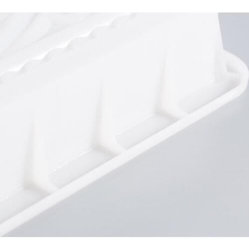 M68E Vintage Floral Square DIY Paving Mold Garden Concrete Mould Stepping Pedal Stone Paver Cement Brick Landscape Path Maker