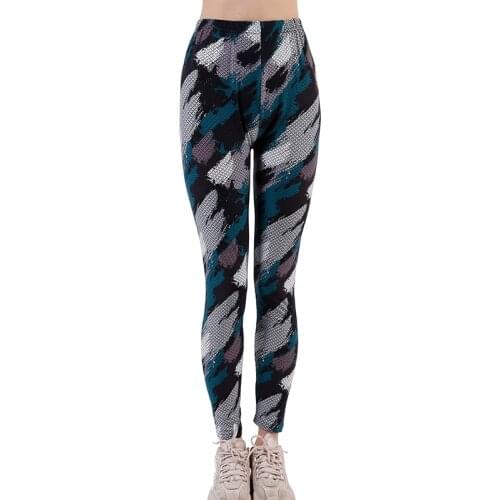 INDJXND Women Leggings High Elastic Skinny Camouflage Legging Army Green Jegging Fitness Leggins Gym Sport Pants Patchwork Print