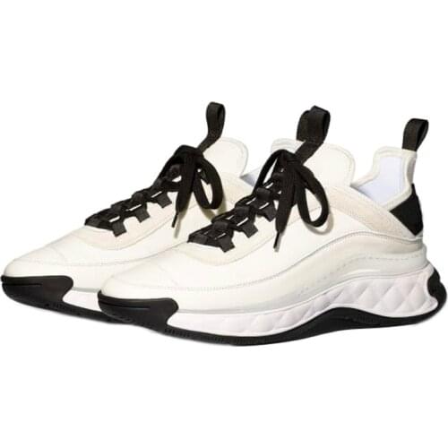 Women Sport Sneakers Ladies White Chunky Sneakers Female Brand Platform Shoes Real Leather Sneakers Womens Soft Sneakers