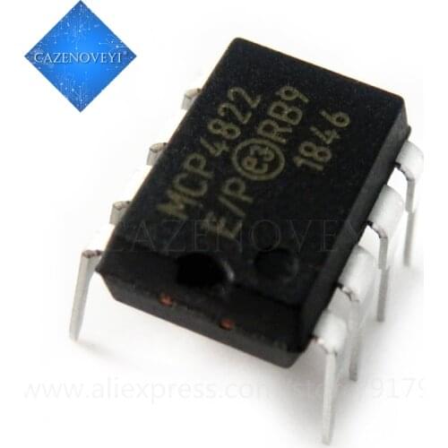 1pcs/lot MCP4822-E/P MCP4822 DIP-8 new original In Stock