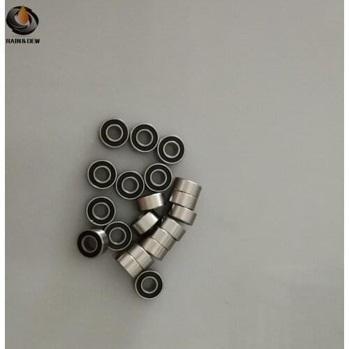 10PCS 4X10X4mm SMR104 2RS ABEC7 Stainless steel ball bearing Fishing vessel bearing