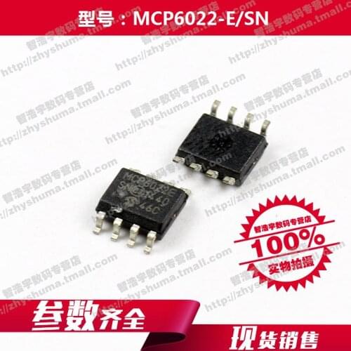 100% new origina MCP6022-E/SN linear instrumentation op amp 6022 MCP6022 Free shipping best match
