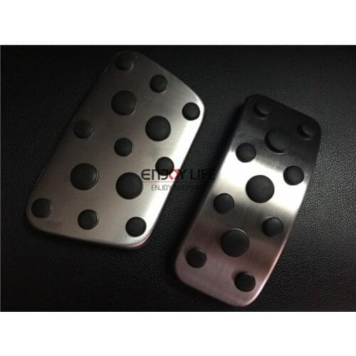 2pcs Gas Fuel Brake Foot Pedal Pads Cover AT For LEXUS ES RX Series ES250 ES300 ES350 RX270 RX350 RX450