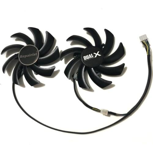 86mm FD7010H12S 4Pin Dual Cooler Fan For Sapphire R9 270X 280X HD7870 HD7950 HD7850 HD6850 Graphics Card Cooling