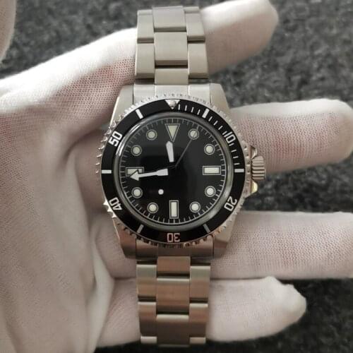 Automatic 2021 Mens Watch Vintage Luminous Waterproof Acrylic Dome Stainless Steel Case NH35/NH38 Movement Retro Bracelet Reloj