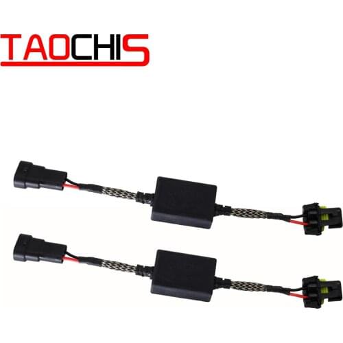 TAOCHIS 9-36V 9005 9006 car LED Resistor Decoder Can-bus Error Free Radio Interference Canceller Lamp