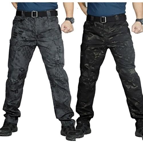 2020 summer Men Camo Multi-Pockets Quick Dry Outdoors Sports Trousers Cargo Pants men clothing спортивные штаны