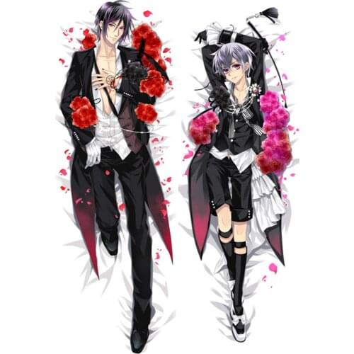 Black Butler Sebastian Michaelis Ciel Phantomhive Cosplay Dakimakura Pillow Case Hugging Body