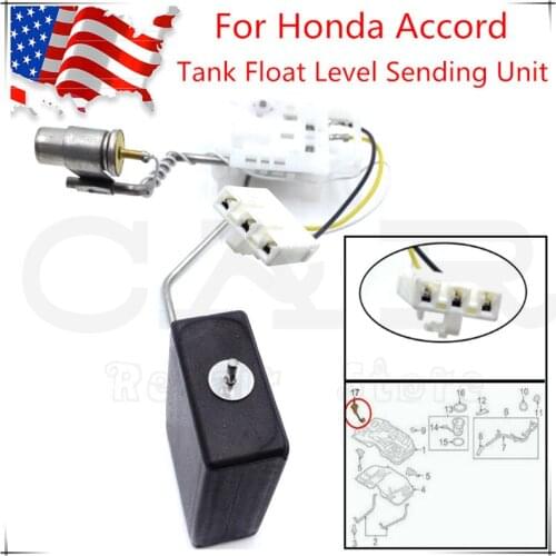 New Fuel Gauge Tank Float Level Sending Unit for Honda Accord 1998-2002 All Engines 17630-S84-316 17630S84316 17630-S84-306