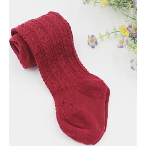 Baby Children Toddlers Kids Knee High Stockings Solid Tights Hosiery Warm Stockings New Casual
